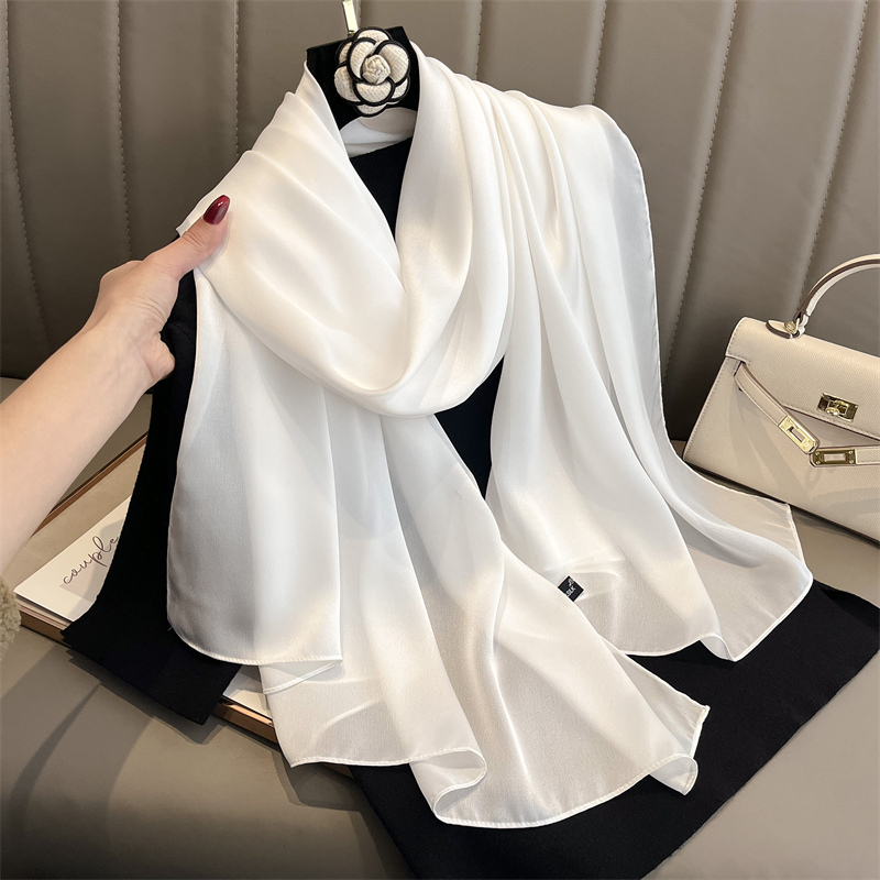 Silk Scarf Square - 2024 marca de luxo primavera grande