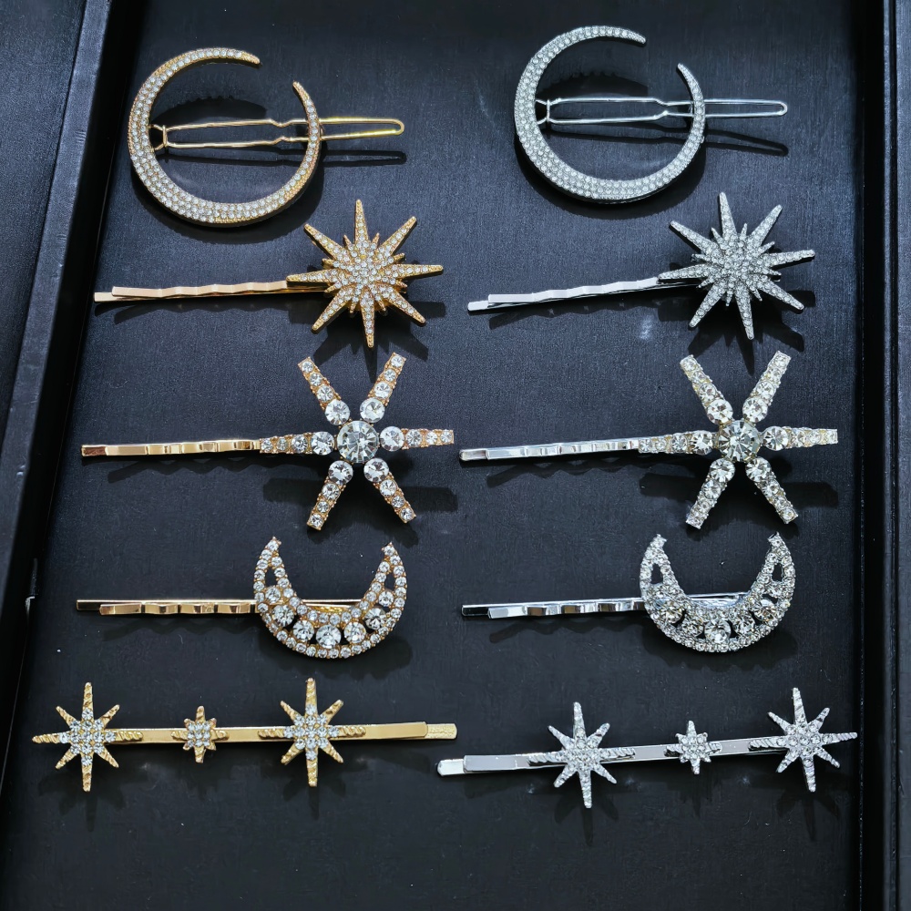 Women Knight Accessories - Conjunto de 3/4 peças de grampos