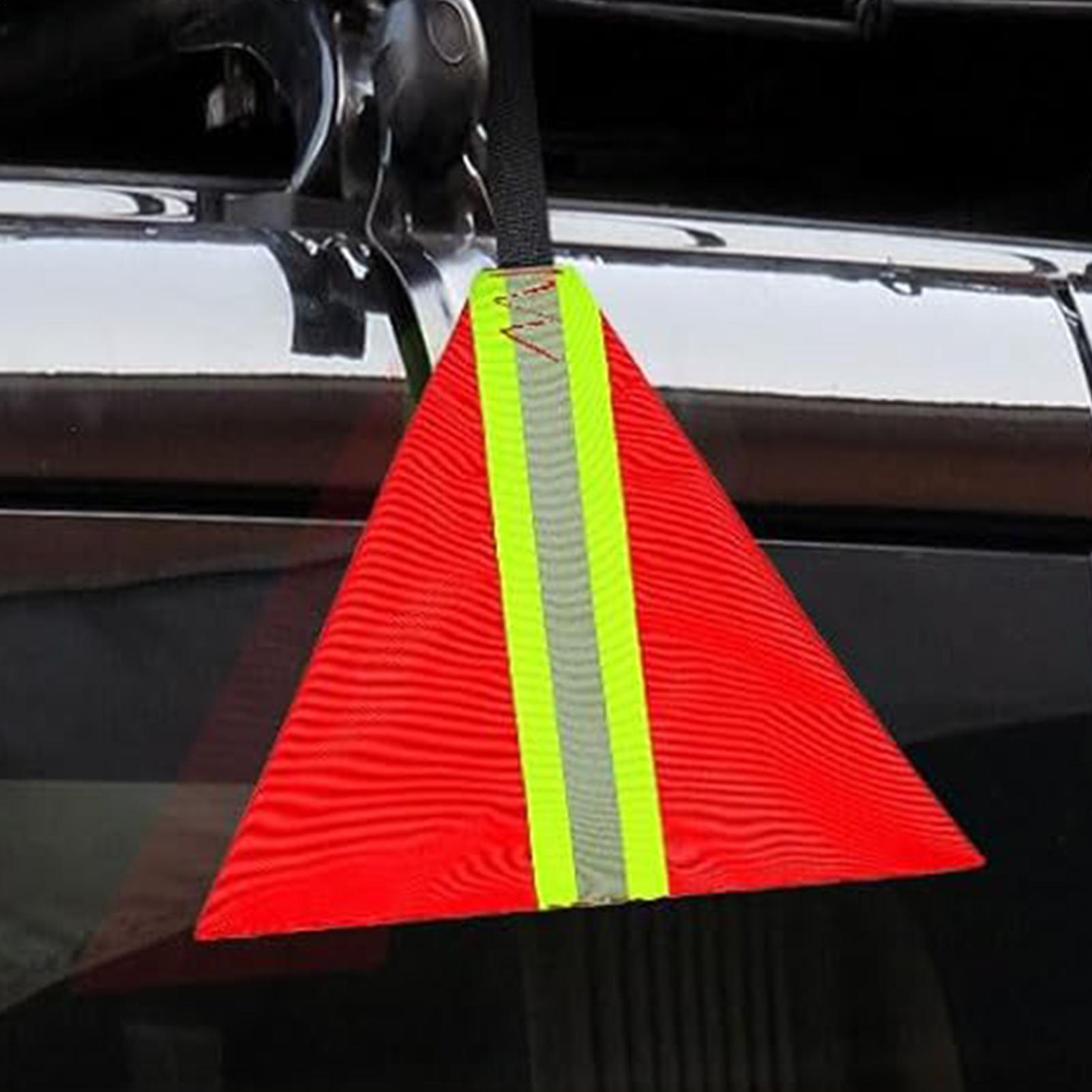 Women'S Kayak Accessories - Bandeira de Reboque Vermelha Refletiva para