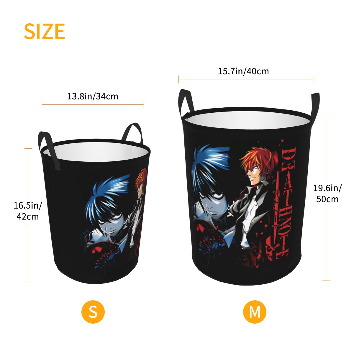 Cesto de Roupa Death Note Ligh - Women Accessories Hamper avaliação e preço