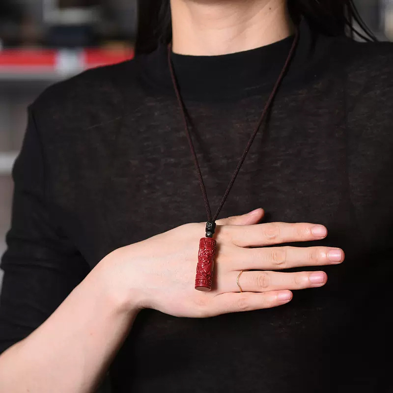 Luxo vermelho cinábrio zodíaco - Women Accessories Products avaliação e preço
