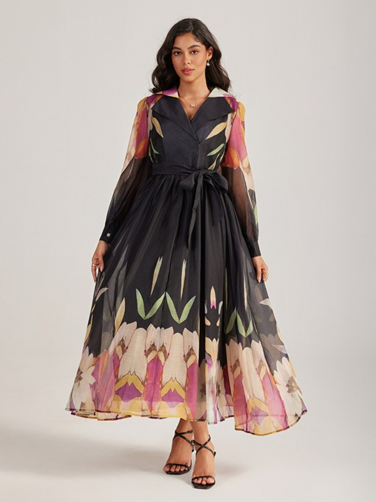 Vestido Longo Estampado com Go - Women Accessories Picture avaliação e preço