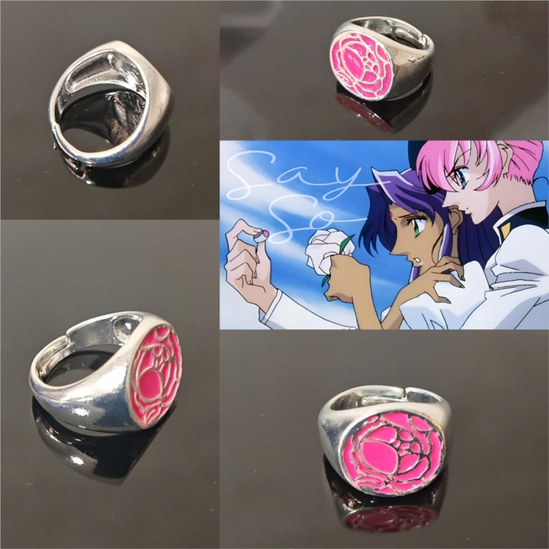 Anel Rosa Pink Tenjou Utena, A - Women Accessories Products avaliação e preço