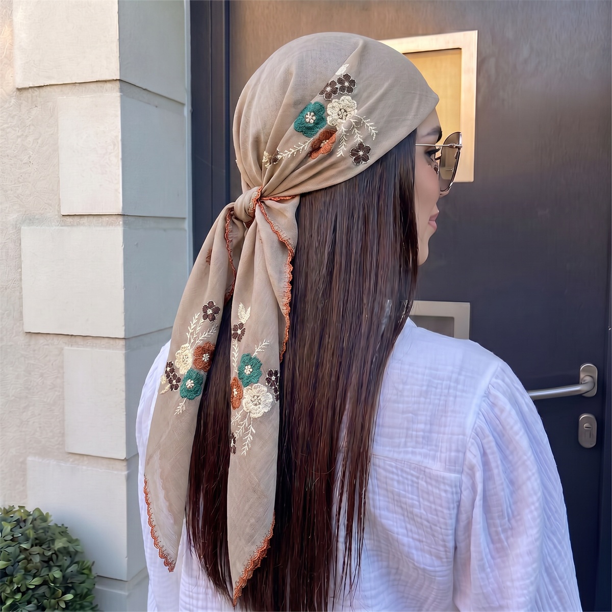 Lenço Quadrado de Seda Feminin - Silk Scarf Square avaliação e preço