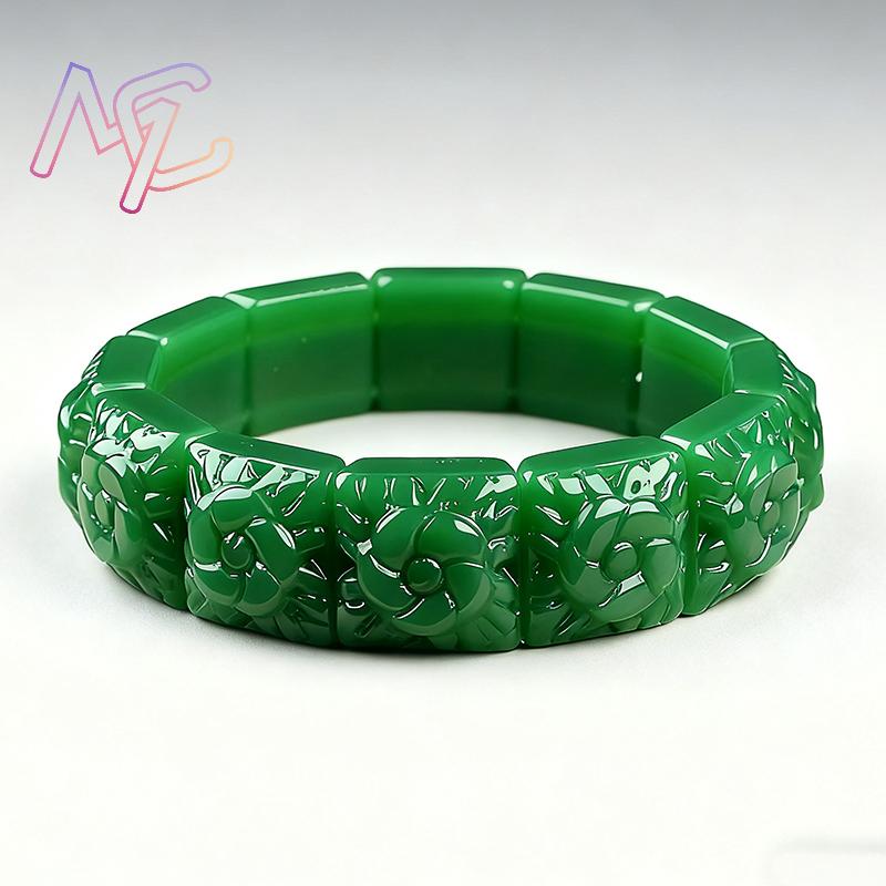 Real jade flor pulseira pulsei - Women Accessories Products avaliação e preço
