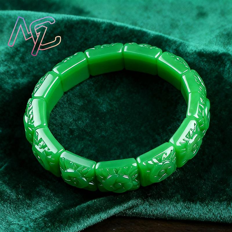 Real jade flor pulseira pulsei - Women Accessories Products avaliação e preço