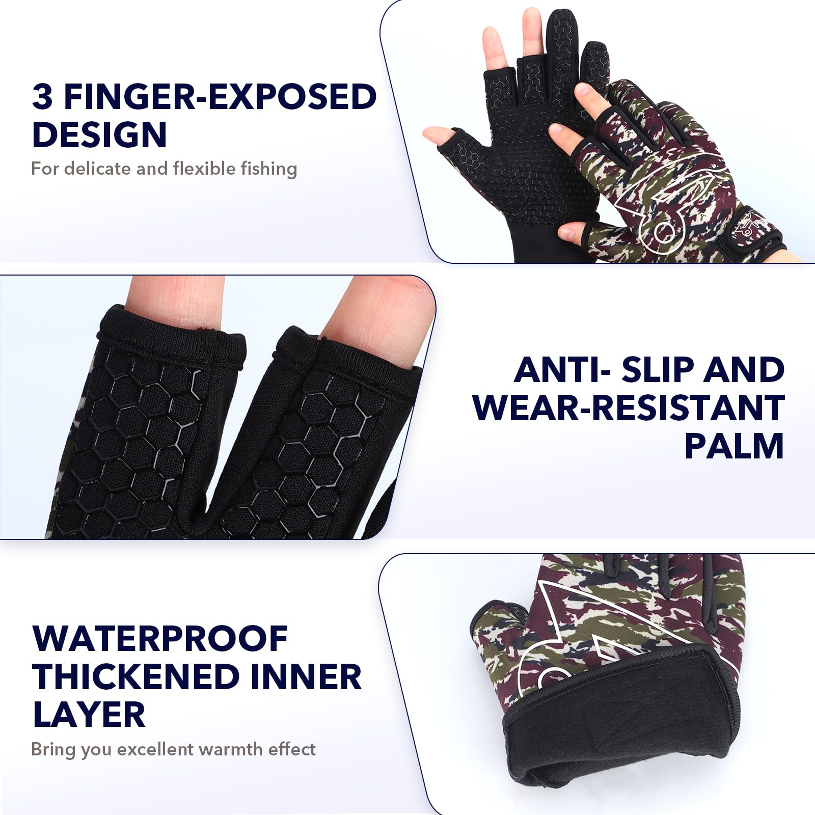 Luvas de pesca com 8 ventilado - Women'S Kayak Accessories avaliação e preço