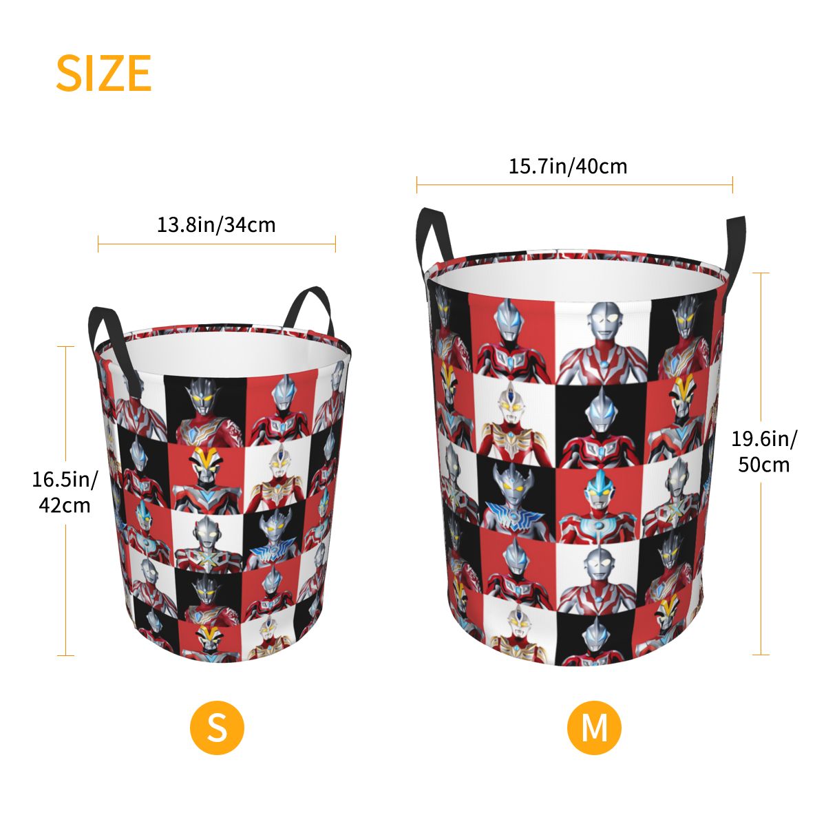Cesto de roupa xadrez Ultraman - Women Accessories Hamper avaliação e preço