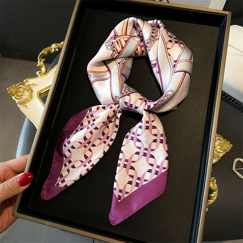 Lenço Quadrado Feminino de Lux - Silk Scarf Square avaliação e preço